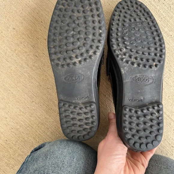 Tod’s Patent Leather Loafers Rubber Sole 7.5 - Picture 10 of 10
